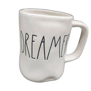 Rae Dunn White Black Dreamer Mug